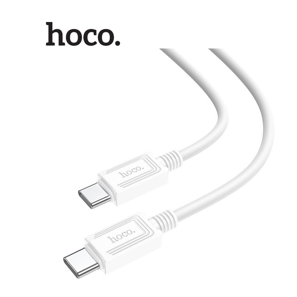Cáp sạc nhanh 60W Hoco X73 Type-C to Type-C dây dẻo chống rối dài 1M cho Android ( Trắng )