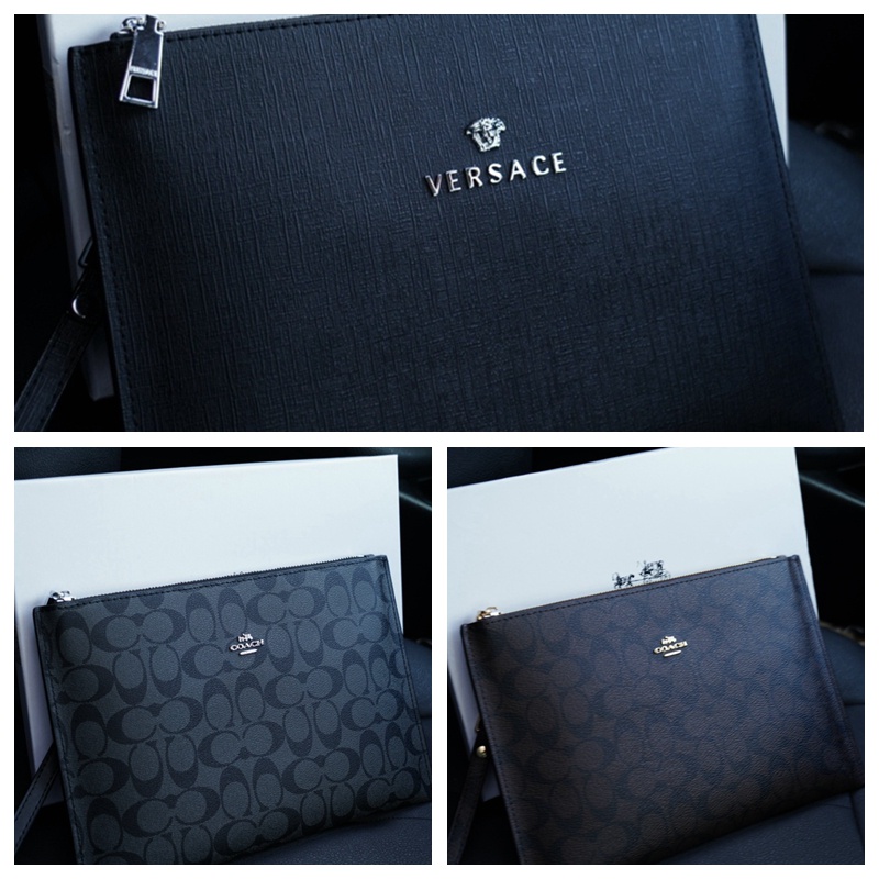 Versace Túi Xách Tay Cỡ Lớn Thiết Kế Thanh Lịch Thời Trang