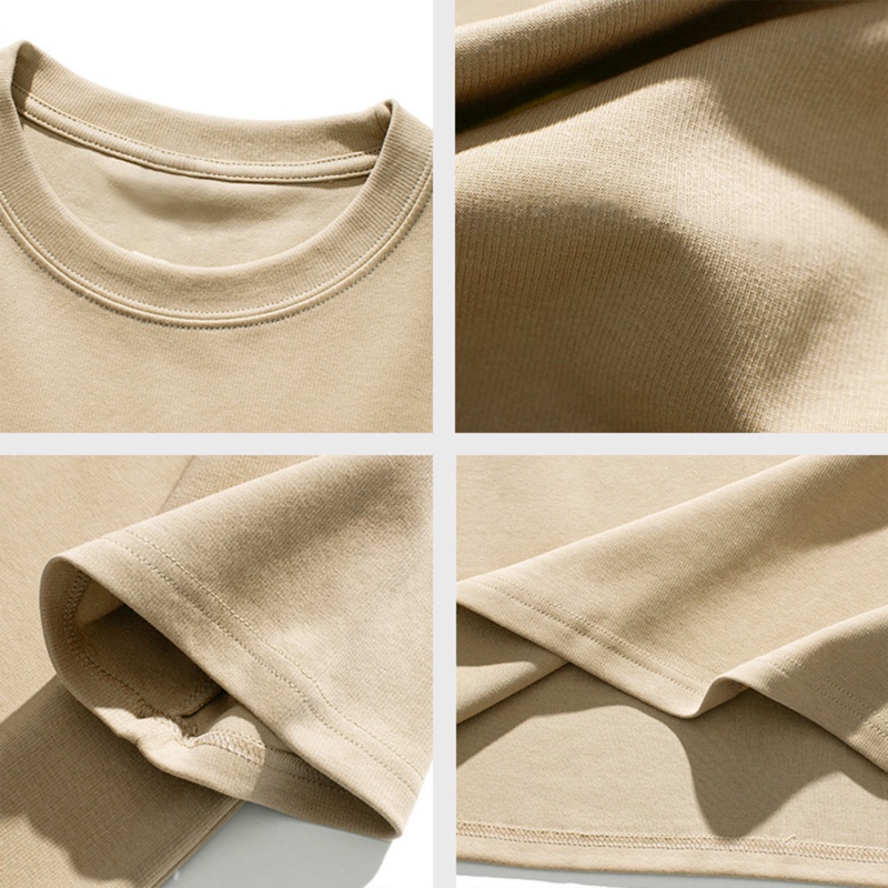 Áo Thun Cotton Tay Dài Dáng Rộng In Chữ Phong Cách Hong Kong Thời Trang Xuân Thu Cho Nam Và Nữ