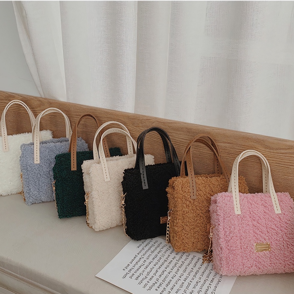 Túi xách len tự đan, túi xách tay nữ đeo chéo thời trang Hàn Quốc - Có video hướng dẫn DIY401