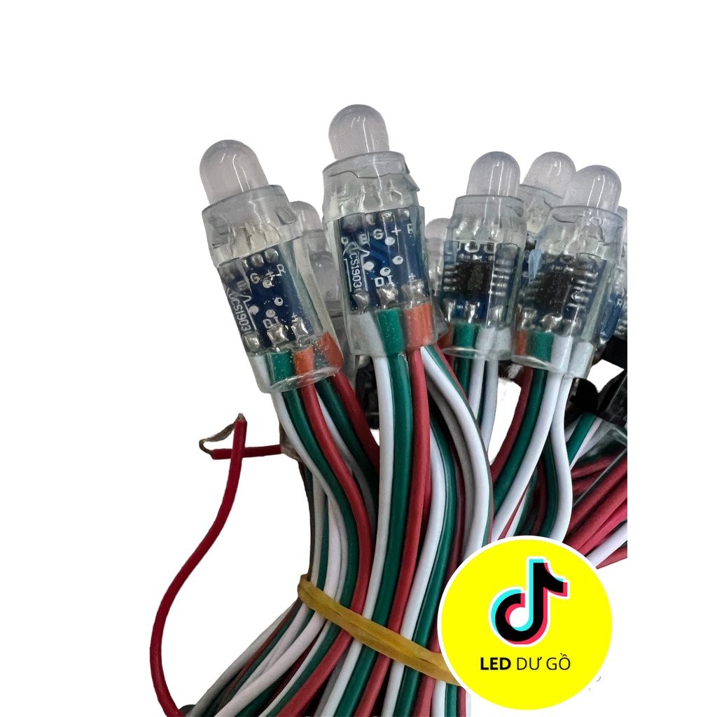 Led Đúc 8mm 1903 Full Color