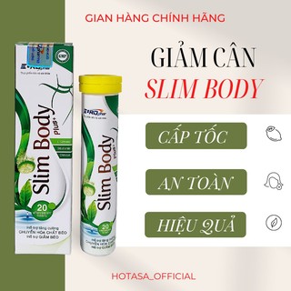 Giảm cân viên sủi Slim Body đốt mỡ cấp tốc an toàn hiệu quả detox đẹp da