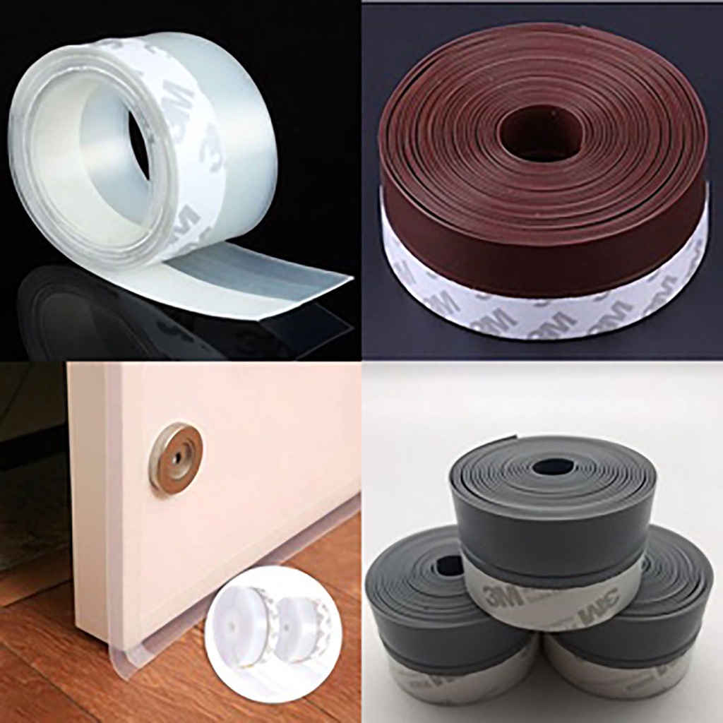 Gioăng Cao Su Dán Chân Cửa Chống Gió, Côn Trùng, Cách Âm,Chống Bụi Bẩn, Chống Nước
