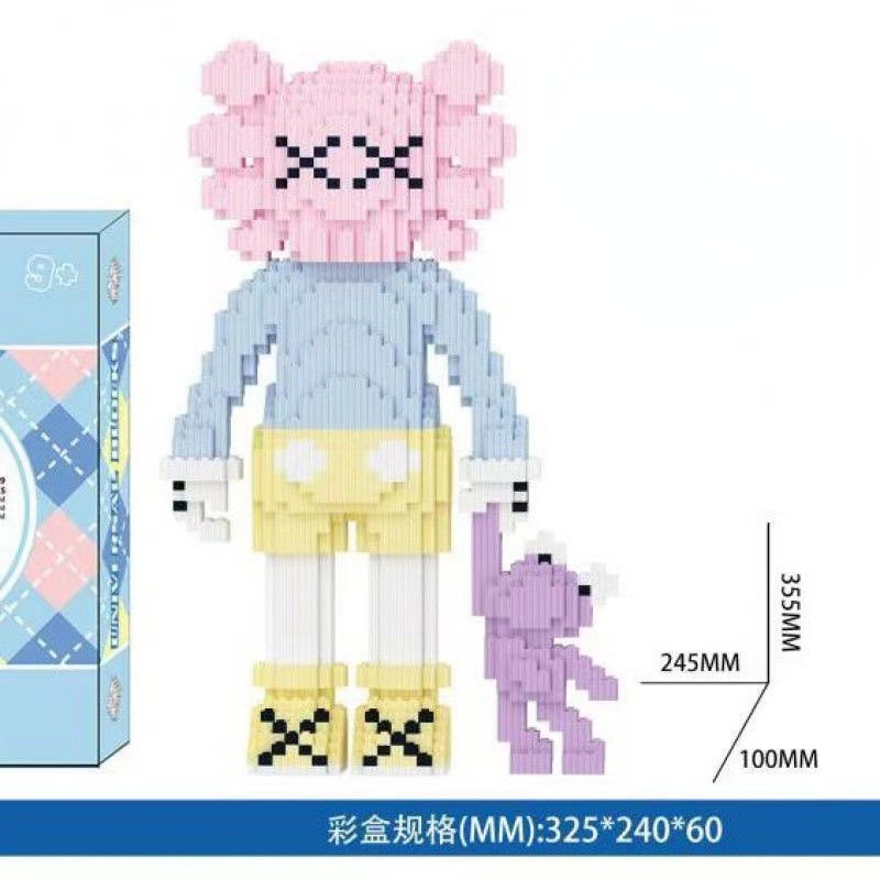 lego bearbrick 55cm Lego lắp ráp mô hình bearbrick lego gấu bear bộ lego Bộ Đồ Chơi Lắp Ráp Lego Hình KAWS Độc Đáo Thú Vị Dành Cho Trẻ Em