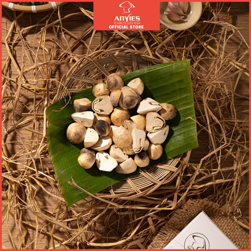 Nấm rơm khô 20g Anvies - nấm rơm sấy lạnh ngon như nấm tươi