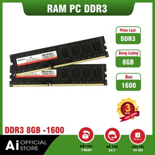  Ram PC Gloway DDR3 - 8GB Buss 1600MHz - Chính hãng - BH 36 Tháng!!! 