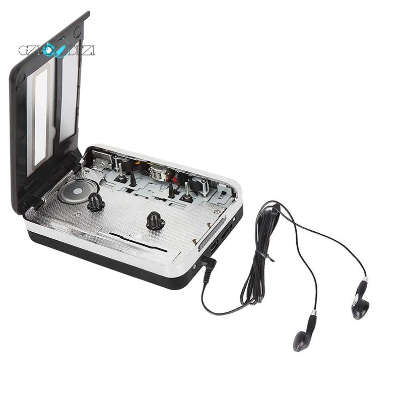 Máy Chuyển Đổi Băng Cassette Sang Mp3 Kỹ Thuật Số Phù Hợp Với Laptop Và Macs Với Tai Nghe Từ Băng Sang Mp3 (Đen)