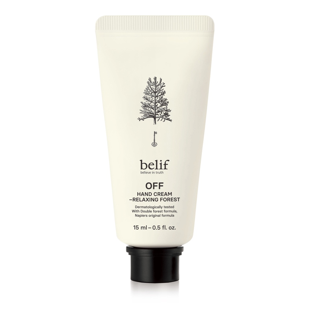 [HB Gift] Kem dưỡng ẩm và làm dịu da tay belif Hand Cream Relaxing Forest 15ml