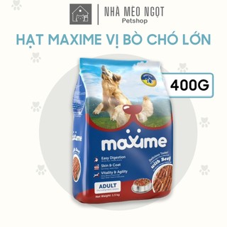 Thức ăn chó vị thịt bò, Maxime gói 400g
