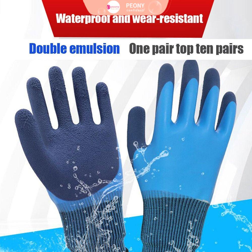 Đôi Găng Tay Lao Động Chống Nước Chống Mòn Giữ Ấm Mùa Đông