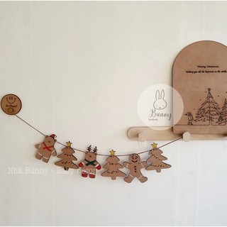 Set dây gấu và cây thông noel