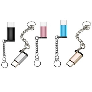 Đầu ChuyểN USB 3 1 Type C OTG + Micro USB + Type C + Móc KhóA