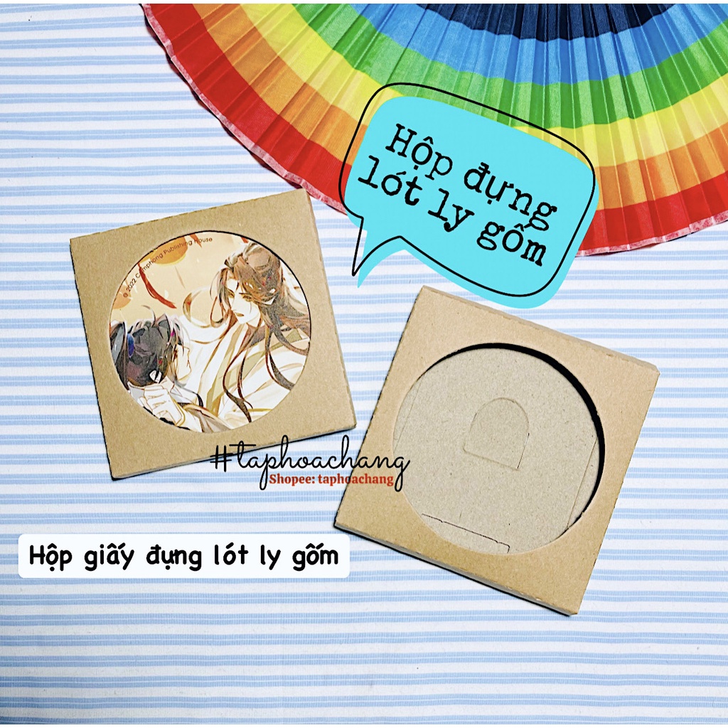 Hộp đựng lót ly gốm - Hộp giấy bảo quản lót ly gốm