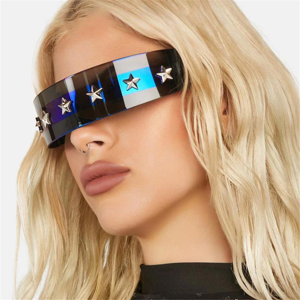 Kính Mát BSUNS Y2K Chống Tia UV400 Phong Cách Steampunk Trong One Piece