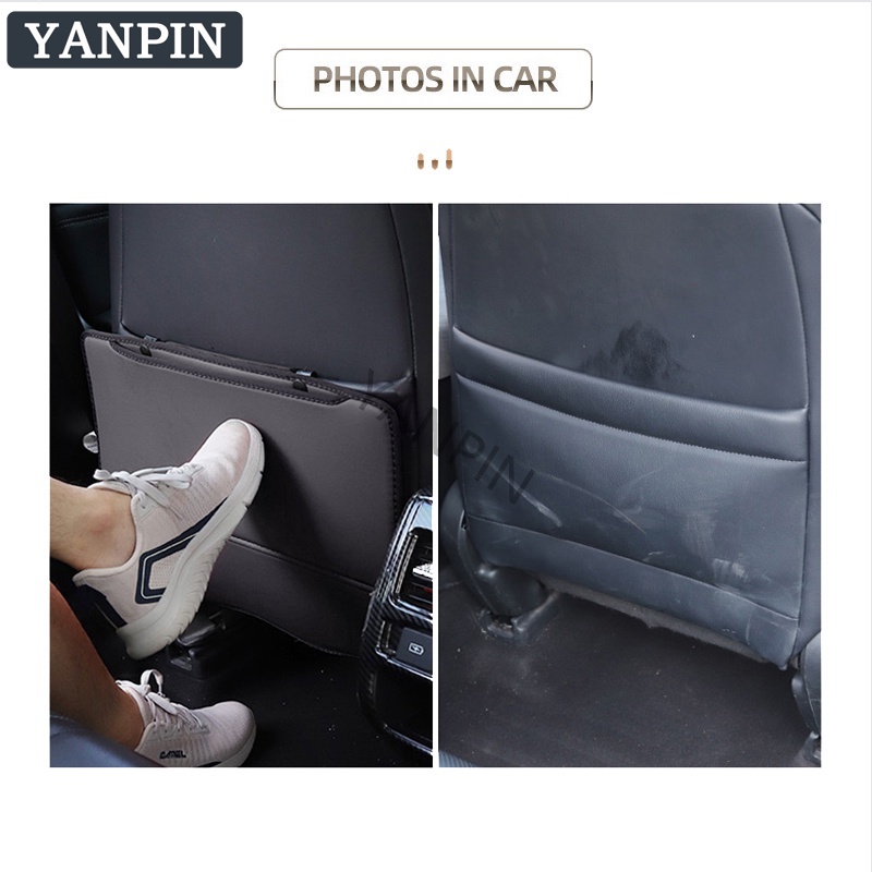 For Lexus Đệm Lót Ghế Ngồi Phía Sau Chống Đá Cho Xe Hơi Lexus IS250 CT200H ES250 GS250 IS250 LX570 LX450d NX200T RC200T RX300 RX330 RX350