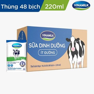 Thùng 48 bịch vinamilk 100% 220ml
