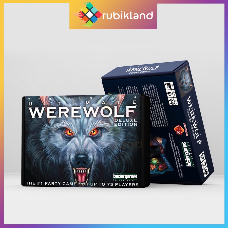 [Hộp Carton] Bài Ma Sói Werewolf Ultimate Việt Hóa Board Game 92 Lá Chất Giấy Dày