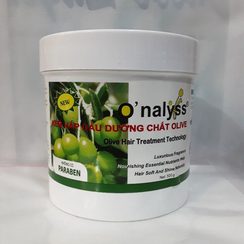 Kem hấp dầu ủ tóc Olive O'nalyss 500g