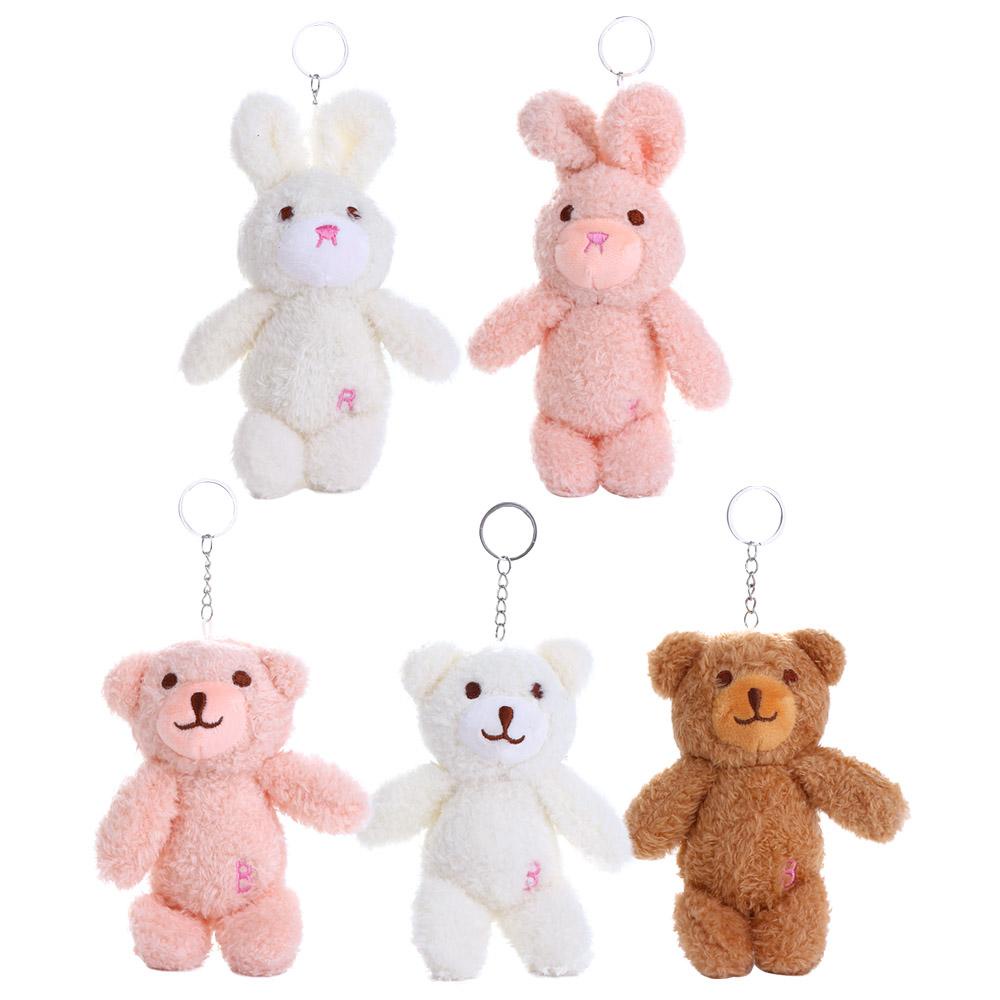 Móc Khóa Hình Gấu Nhồi Bông REBUY1 DIY Dành Cho Trẻ Em