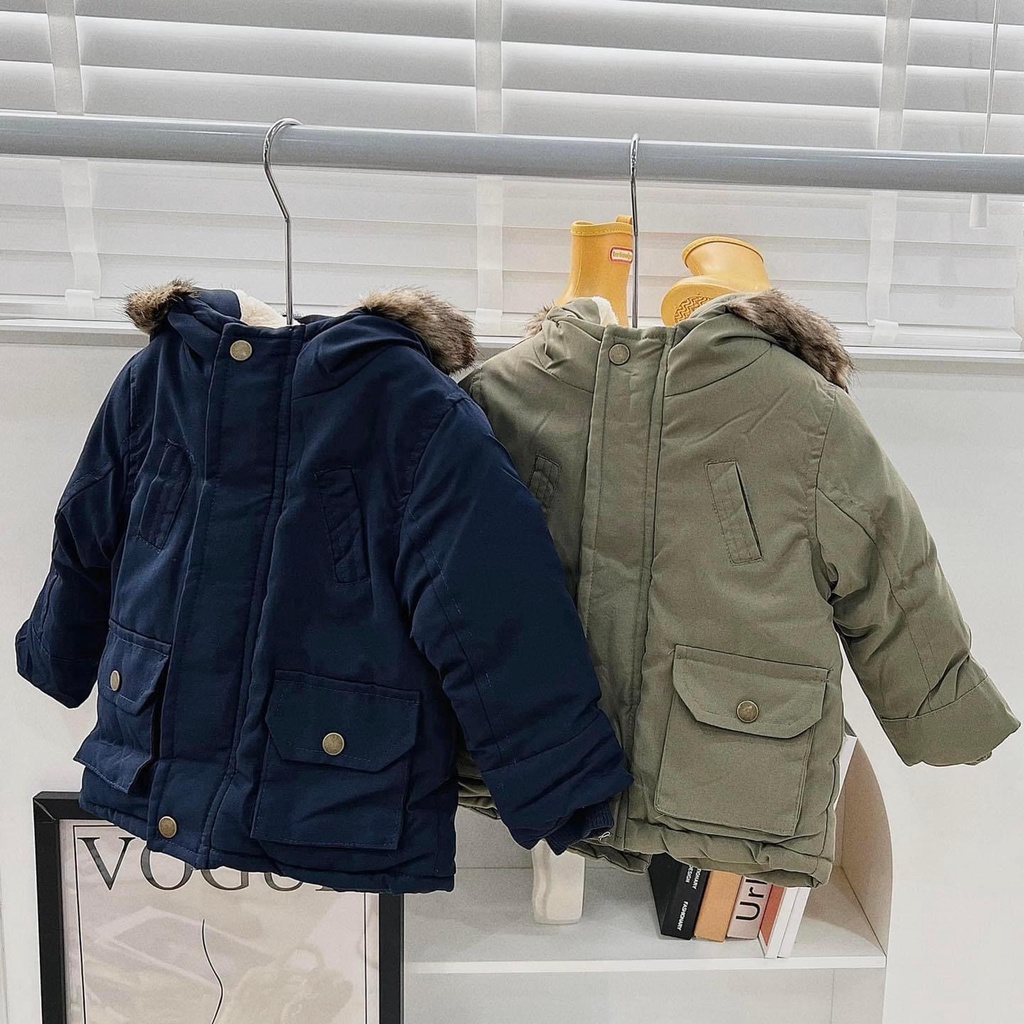 Áo khoác cho bé trai bé gái , áo khoác parka trẻ em Thanh hằng baby 11 - 32 kg