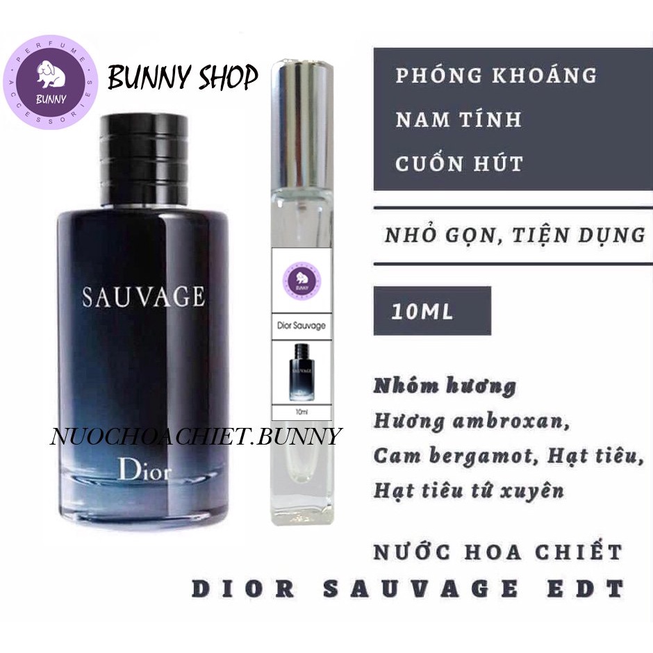 Nước Hoa Nam DiorSauvage chính hãng - Chiết 10ML