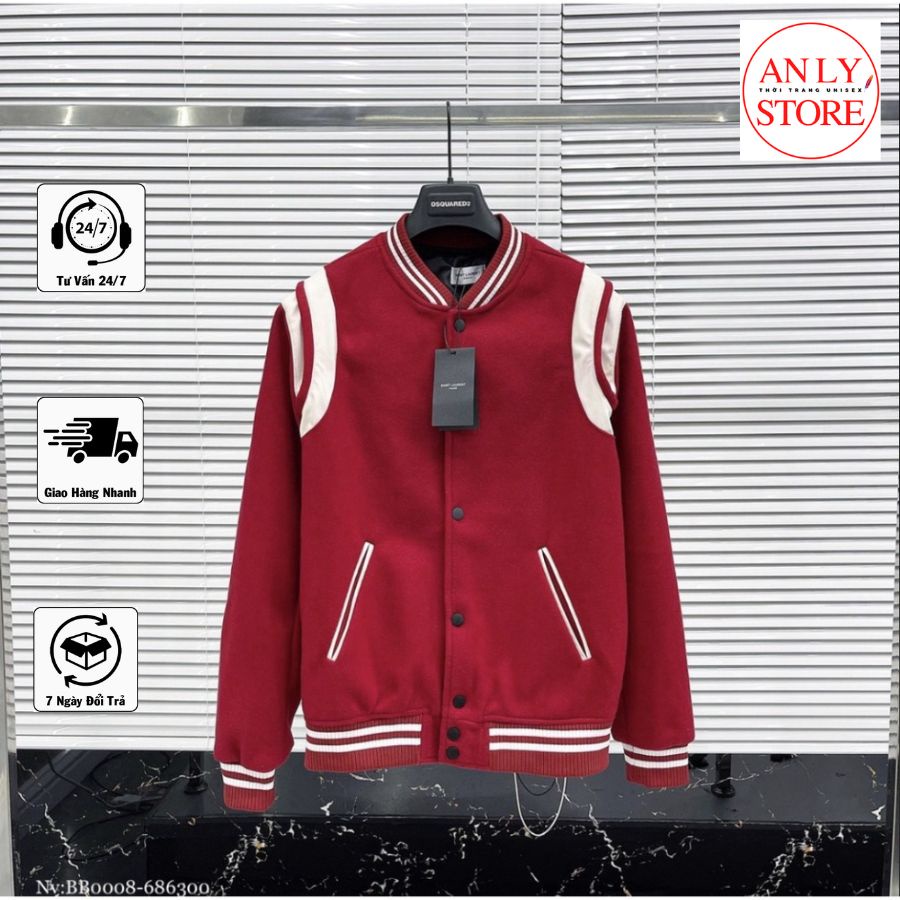 Áo Khoác Bomber Teddy Nam Nữ. Áo Bomber Sơn Tùng Phối Viền Tay Da Form Rộng Unisex.