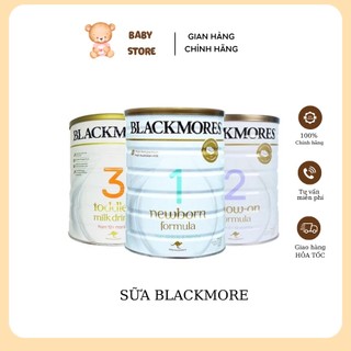 Sữa blackmore úc đủ số 1,2,3 hộp 900g chính hãng giá tốt