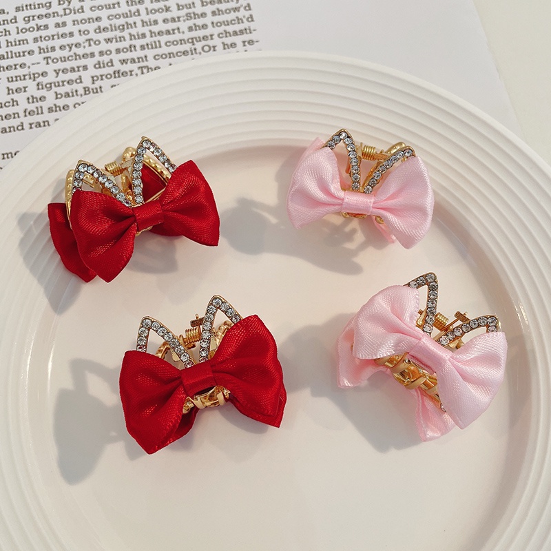 Kẹp Tóc Hình Tai Thỏ / Vương Miện / Vương Miện Ba Chiều Dễ Thương Thời Trang Cho Bé