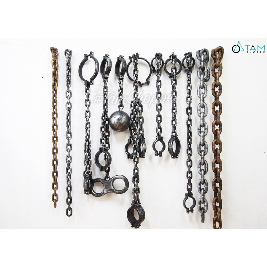 Đồ chơi xiềng xích nhựa hóa trang tù giam cổ xưa HLW-DCHOI-03
