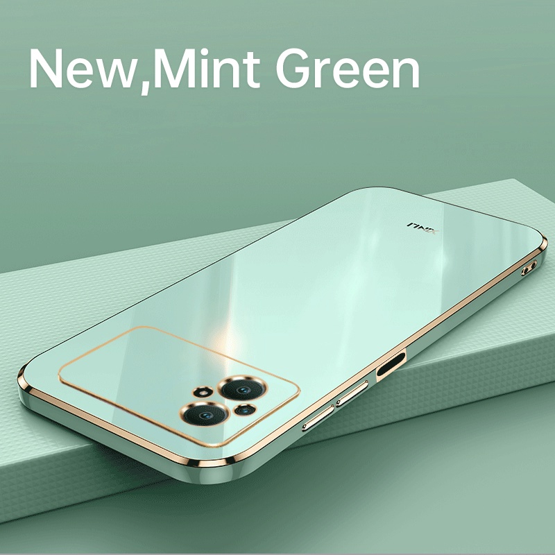 Ốp Điện Thoại Silicon Mỏng Nhẹ Tráng Gương Màu Trơn Thời Trang Chống Sốc Cho Xiaomi POCO M4 M5 M5s