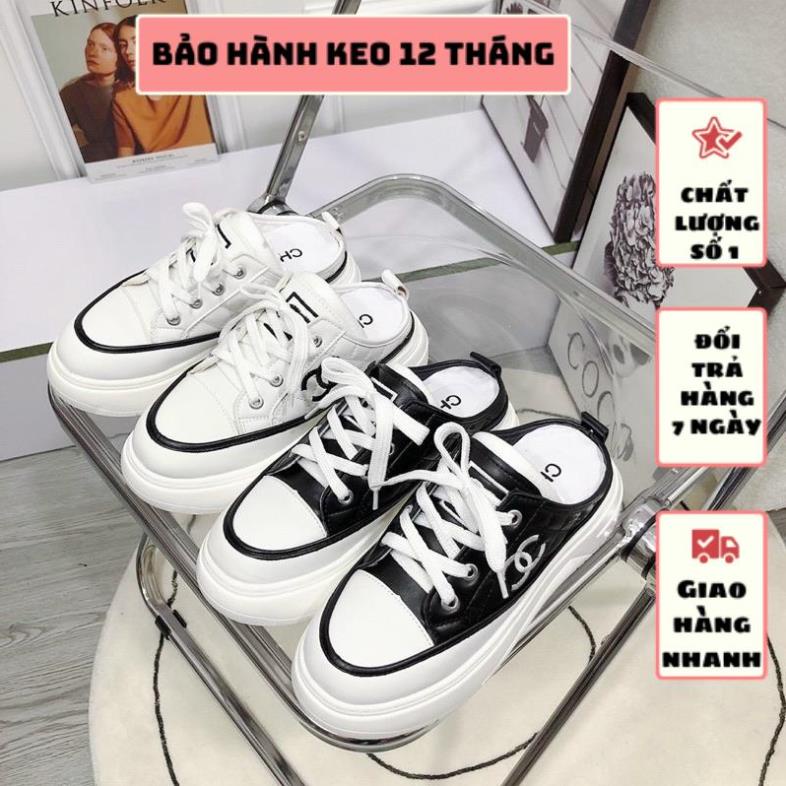 GIÀY SỤC BATA C H A N E L THÊU ĐẾ BÁNH MÌ CAO 5 PHÂN