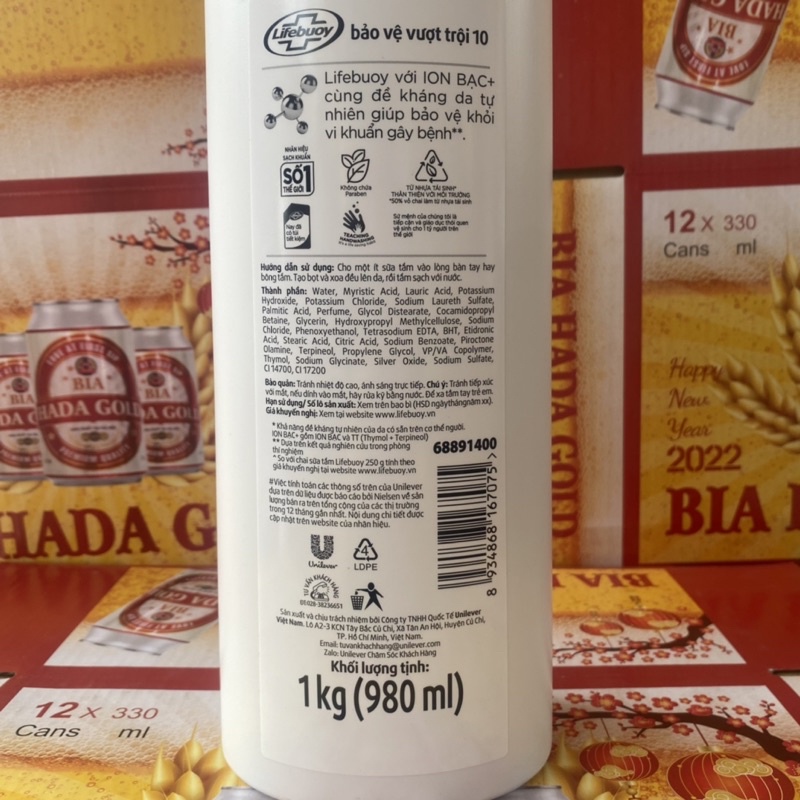 Sữa tắm lifebuoy 1kg