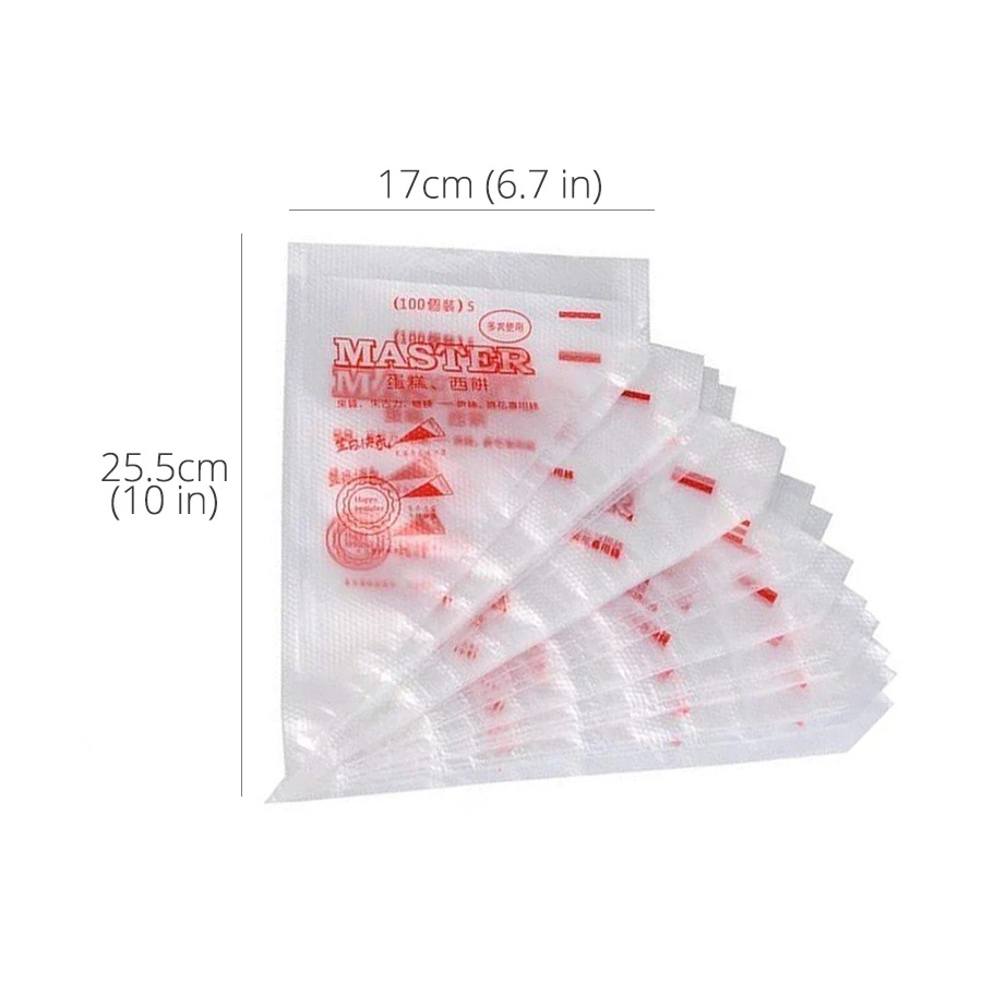 Set 20 Túi Bắt Kem Trang Trí Bánh Dùng Một Lần