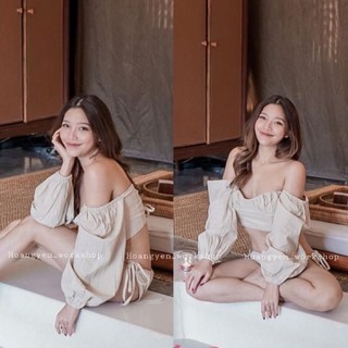 Lilia Set - bộ bikini linen thun