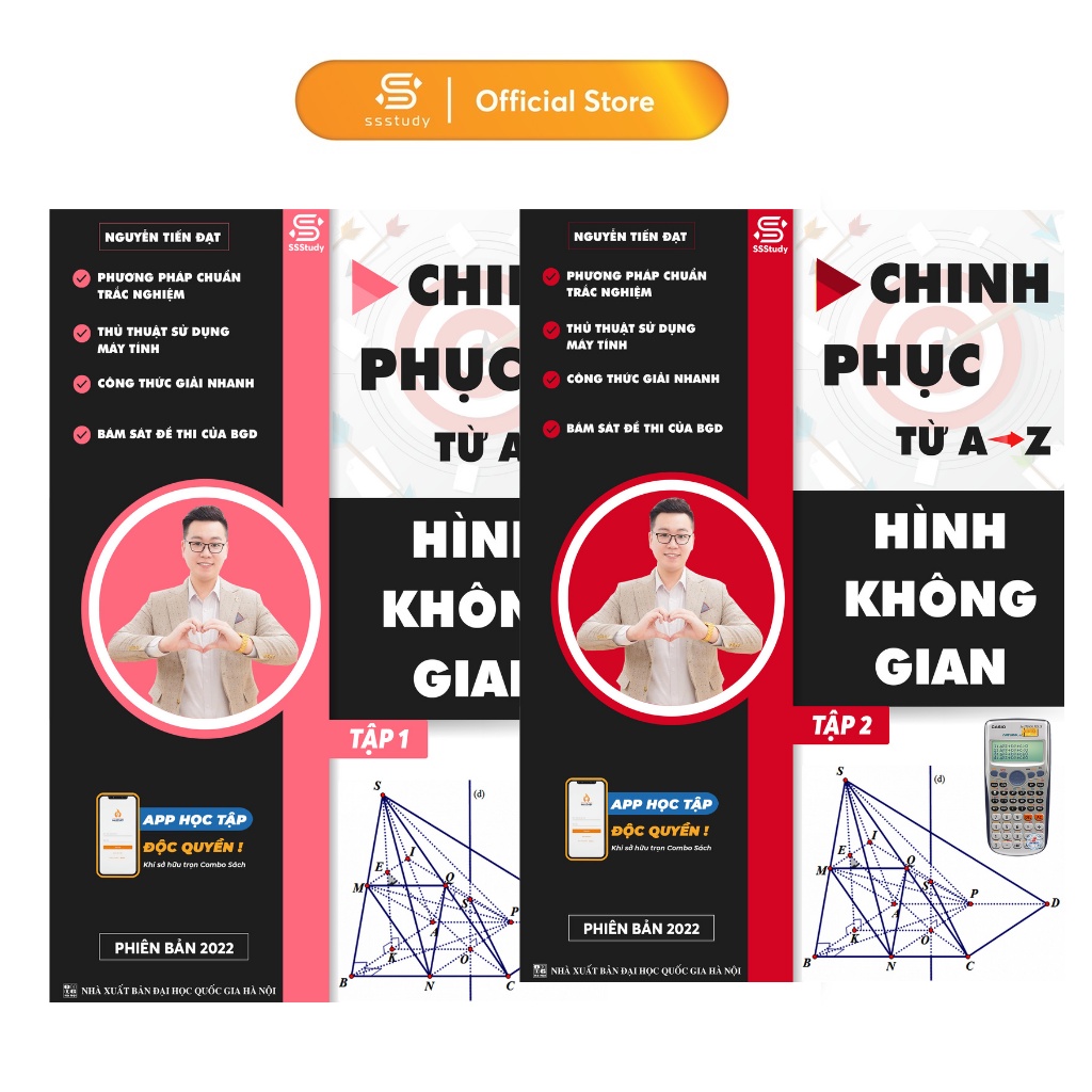 Sách Tổng ôn Chinh phục hình học không gian lớp 11 và 12