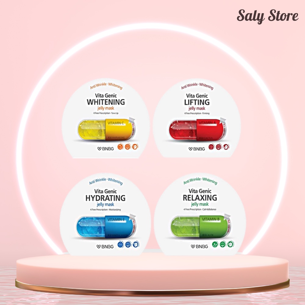Mặt Nạ Vita Geic Jelly Mask BANOBAGI Vitamin A B C E Cấp ẩm, Dưỡng trắng, Collagen