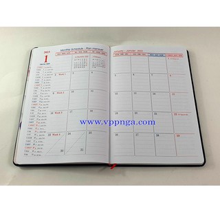 [MUA SỈ GIẢM 10%] Sổ bìa da Agenda (16x24)