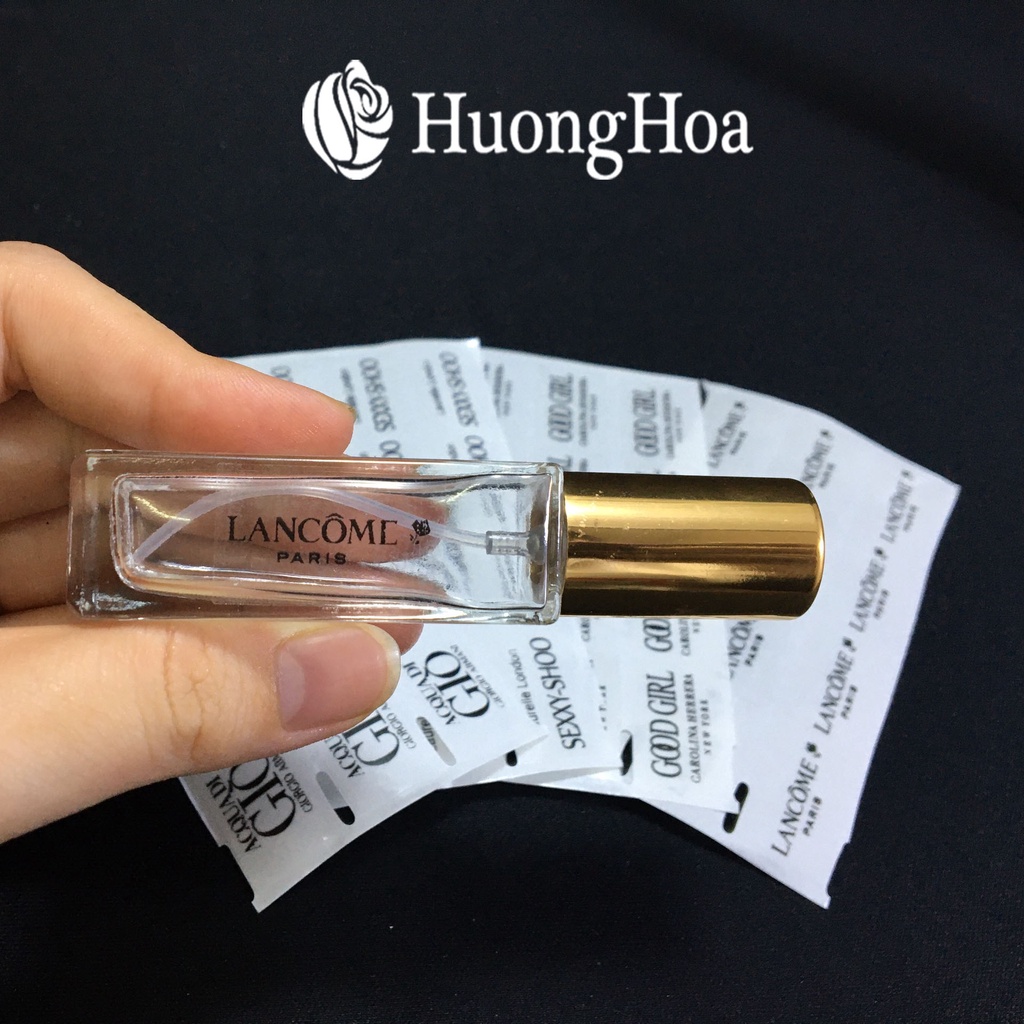 CHAI CHIẾT NƯỚC HOA thuỷ tinh xịt phun sương có hướng dẫn cách chiết nước hoa, Sỉ và Lẻ - Mã 51 dung tích 10ml