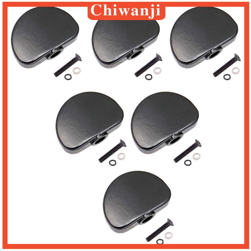 Bộ 6 Núm Vặn Điều Chỉnh Dây Đàn Guitar Acoustic Màu Đen