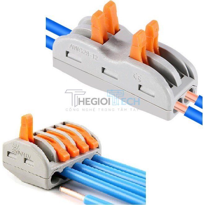 Cút nối dây điện nhanh KV774 / PCT, cốt nối dây điện, cos nối điện, đầu nối dây điện PCT/ KV774 - PCT215 - nối 5 cổng