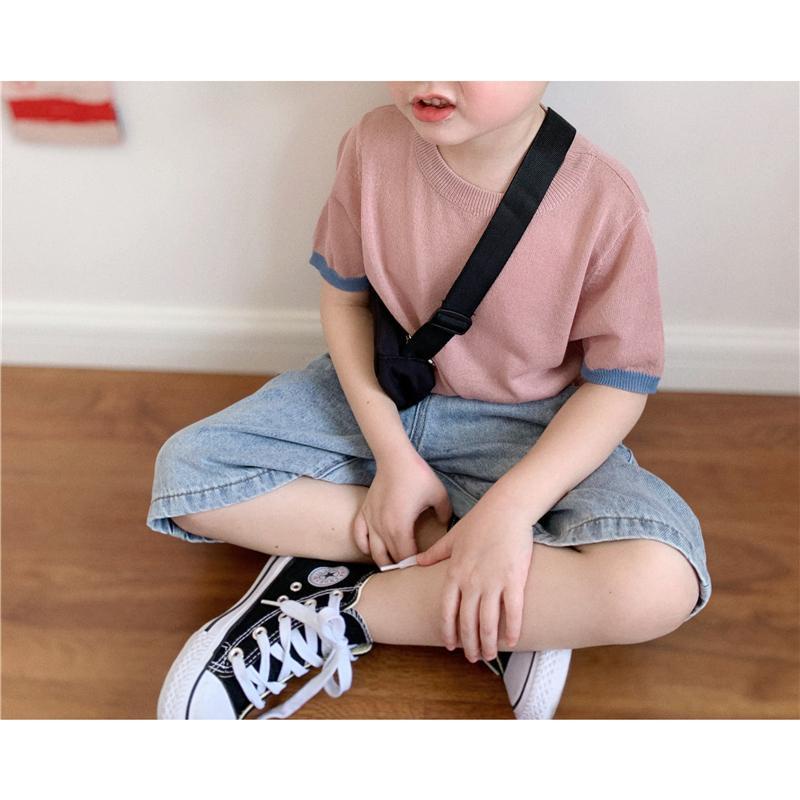 ✈❧△Quần Jean Ống Rộng Mềm Mại Thời Trang Mùa Hè Phong Cách Phương Tây Cho Bé Trai