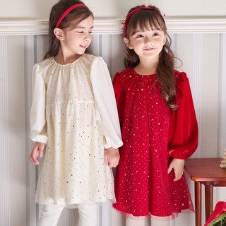 Váy nhung voan lấp lánh Bebezoo cho bé gái BEB4OP105