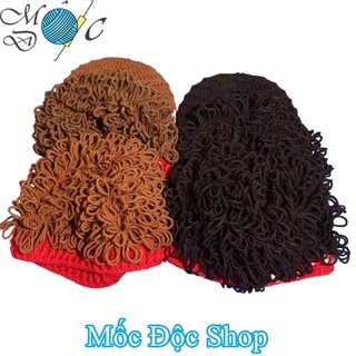 Mũ len tóc giả cho bé trai sơ sinh đến 3 tuổi