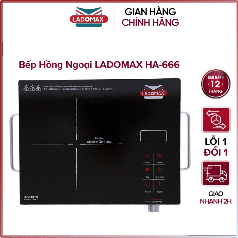 - Khung INOX - Điều khiển CẢM ỨNG - Không kén nồi - BH Chính Hãng 01 năm