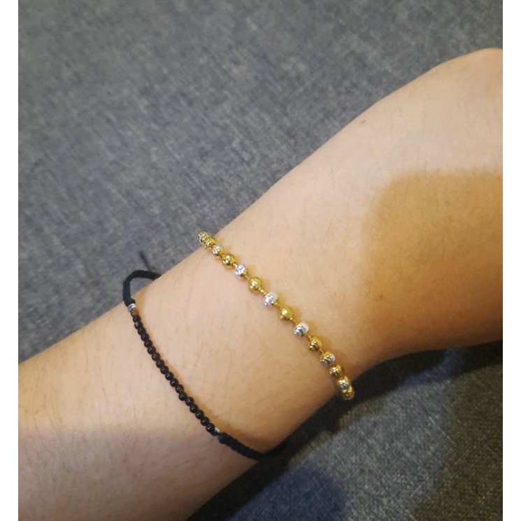 Vòng Tay May Mắn Nữ Vòng Tay Bi Tròn Túi Tiền Lắc Tay Bi Vàng Vòng Tay Túi Tiền Tài Lộc Thái Lan