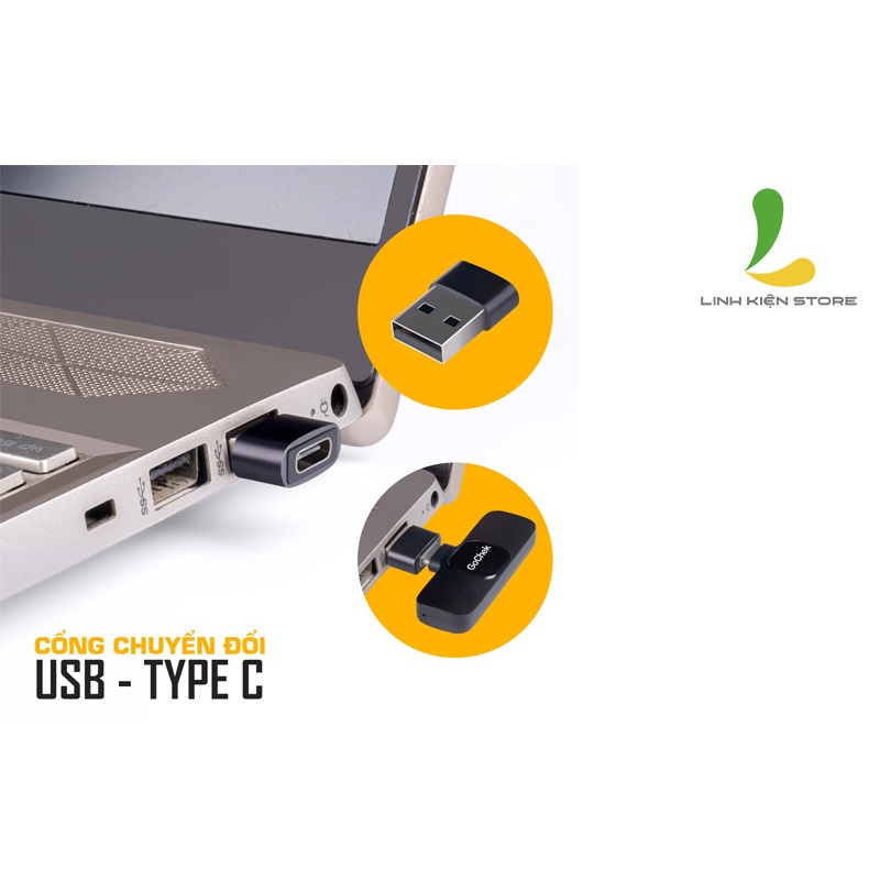 Đầu chuyển đổi HOSAN từ Type C sang USB chuyển nhanh chóng hỗ trợ ghi âm chuyển dữ liệu sang thiết bị máy tính