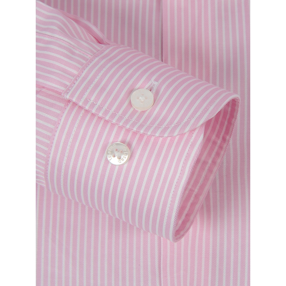 Áo sơ mi hồng kẻ sọc nam TUTO5 Menswear dài tay công sở cao cấp Slim fit Premium Shirt chống nhăn, lịch lãm TRISTAN336