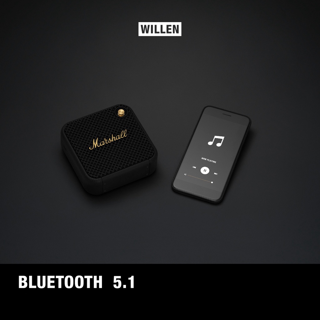 Loa Marshall Bluetooth WILLEN Portable - Pin lên đến 15h - Bảo Hành Chính Hãng 1 Đổi 1 Trong 1 Năm