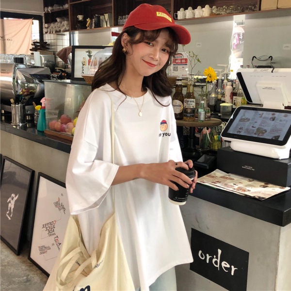 NRVP Áo Thun Unisex Dáng Rộng Tay Ngắn Phong Cách Hàn Quốc Thời Trang Mới 2023