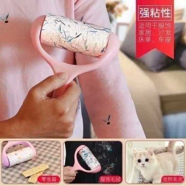 CÂY LĂN BỤI QUẦN ÁO ( 1 cây và 3 lỗi lăn)